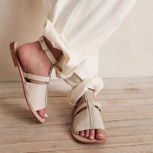 Free People Women's Long Weekend Sandals Off White